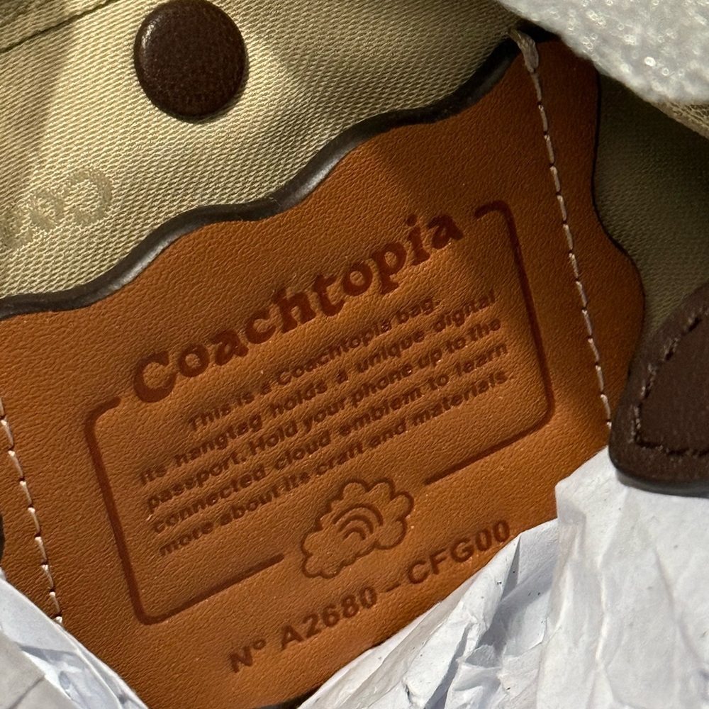 Coachtopia Small Slouchy Shoulder Bag (Alter Ego) Tan Multi - NWT - Picture 10 of 12